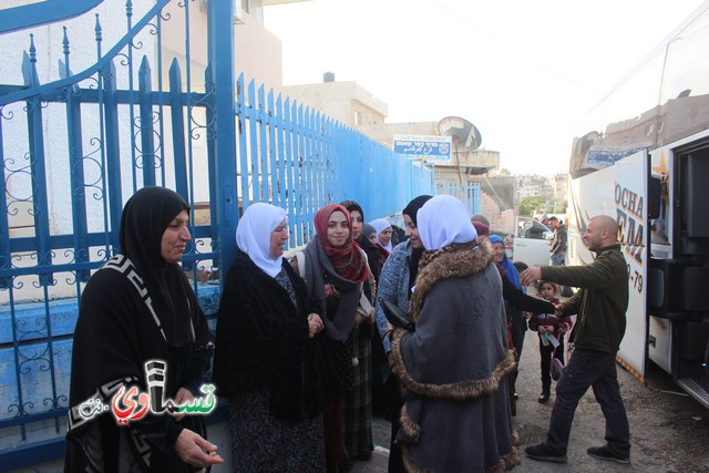  كفرقاسم : فوج الطائرة والثاني من عمرات الشتاء يغادر البلدة الى الديار الحجازية عبر مطار بن جوريون مع الاداري زهير العمشه  ابو الصراط  